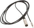 Bespeco EAMS300 - Prepojovací kábel, konektory: XLR samec - 3,5 mm stereo Jack samec