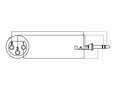 ProCab CLP120 - XLR F - Jack 6.3 Stereo