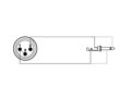 ProCab CLP126 - XLR M - Jack 6.3 Mono