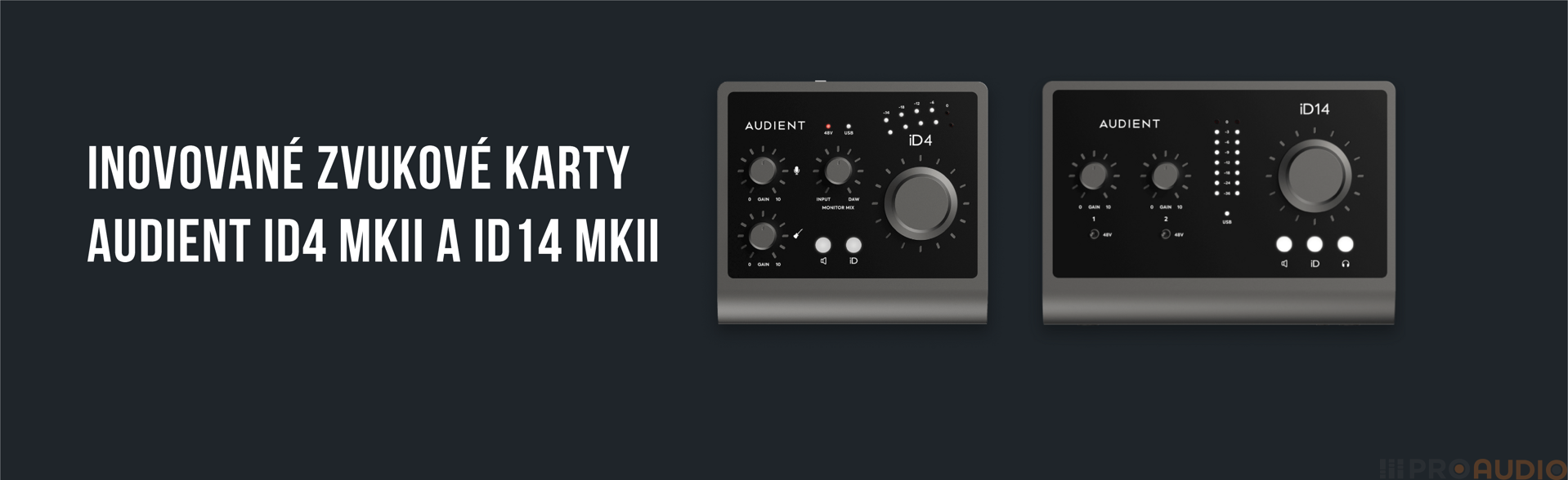 Audient novinky