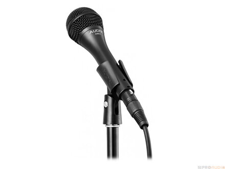 Dynamický mikrofón vhodný pre spev i nástroje, 50 Hz - 16 kHz, charakteristika hyperkardioidná, 290 Ohm, citlivosť 1.6 mV / Pa, objímka, obal, 0.307 kg