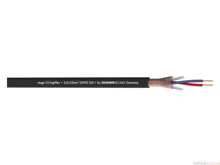 Sommer Cable 200-0001 STAGE 22 HIGHFLEX čierny