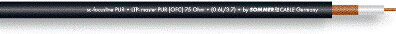 Sommer Cable 600-0071L Focusline PUR videokábel 0,75/3,4 PUR