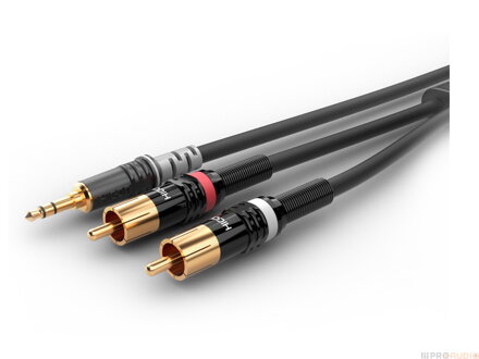 Sommer Cable HBP-3SC2-0030 - Jack 3,5 - 2x RCA - 30cm