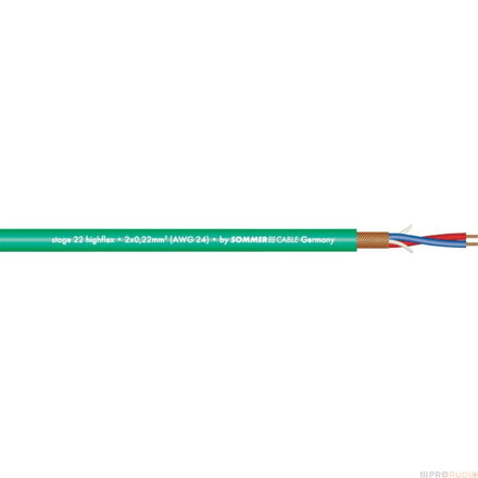 Sommer Cable 200-0004 STAGE 22 HIGHFLEX zelený