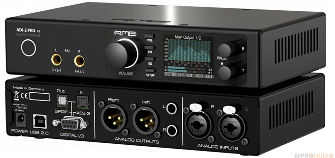 RME ADI-2 Pro FS R Black Edition RME ADI-2 Pro FS R Black Edition