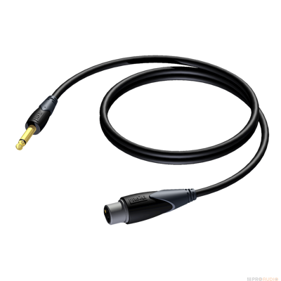 ProCab CLA900/3 - Jack 6,3 - XLR F - 3m