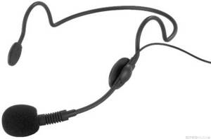Monacor HSE-90 headset mikrofón pre bezdrôtové systémy