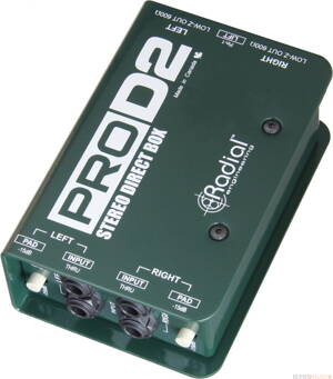 Radial Engineering ProD2 - pasívny stereo DI-Box