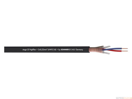 Sommer Cable 200-0001 STAGE 22 HIGHFLEX čierny